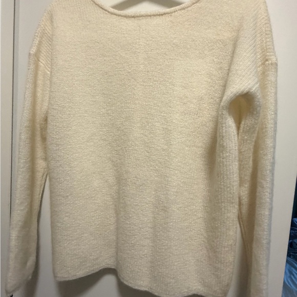 Sezane Cream Women's Sweater - Picture 3 of 4